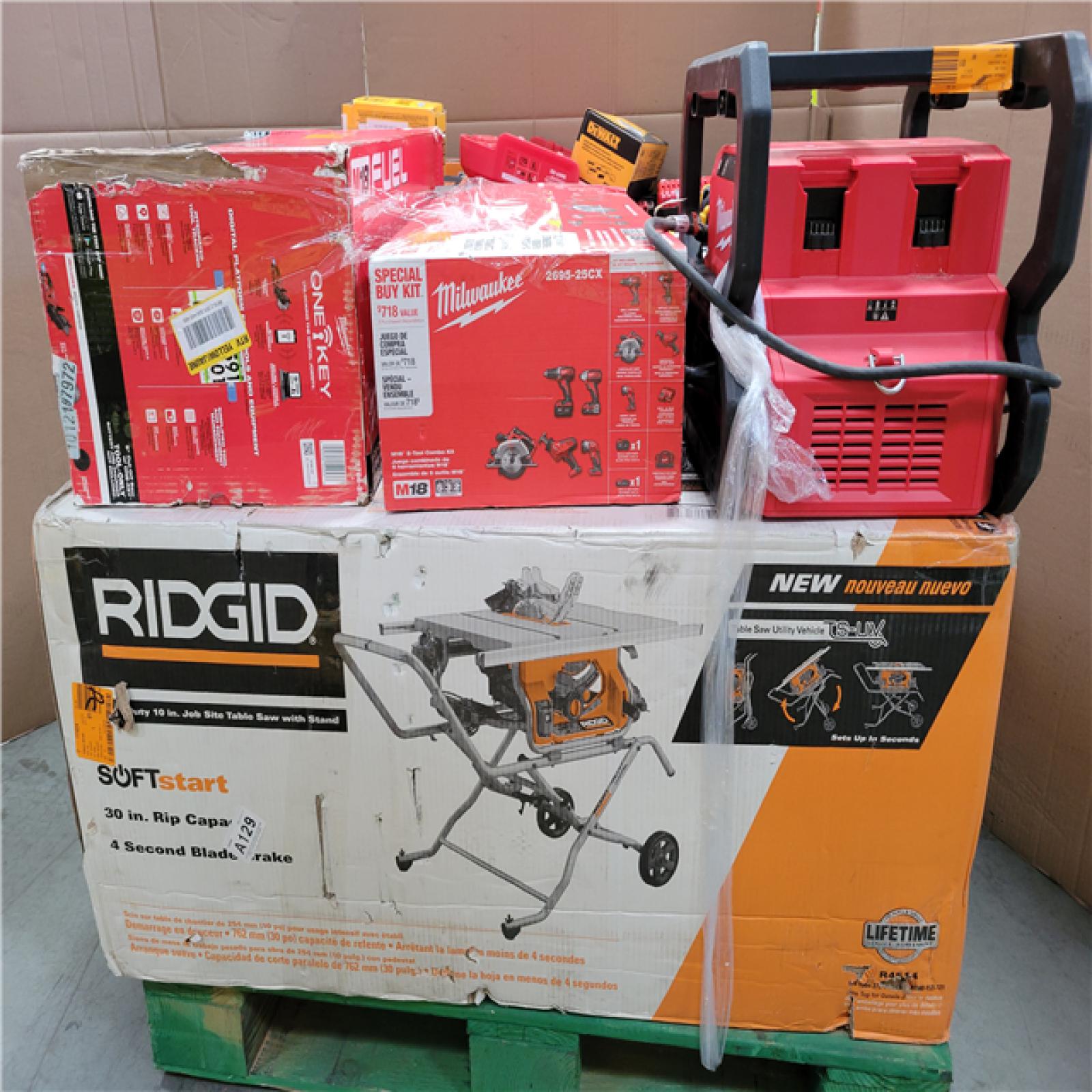 CALIFORNIA AS-IS TOOL PALLET