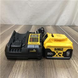 AS-IS DEWALT 20V MAX Lithium-Ion 5.0 Ah Battery and Charger