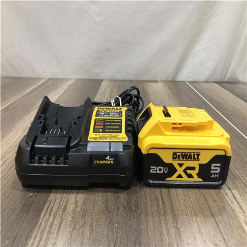 AS-IS DEWALT 20V MAX Lithium-Ion 5.0 Ah Battery and Charger