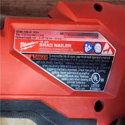 HOUSTON LOCATION - AS-IS Milwaukee FUEL 18-Volt Lithium-Ion Brushless Cordless Gen II 18-Gauge Brad Nailer (Tool-Only)