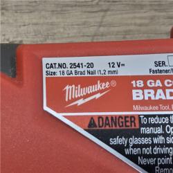 AS-IS Milwaukee FUEL 12V Cordless 18-Gauge 1-1/2 in. Compact Brad Nailer (Tool Only)
