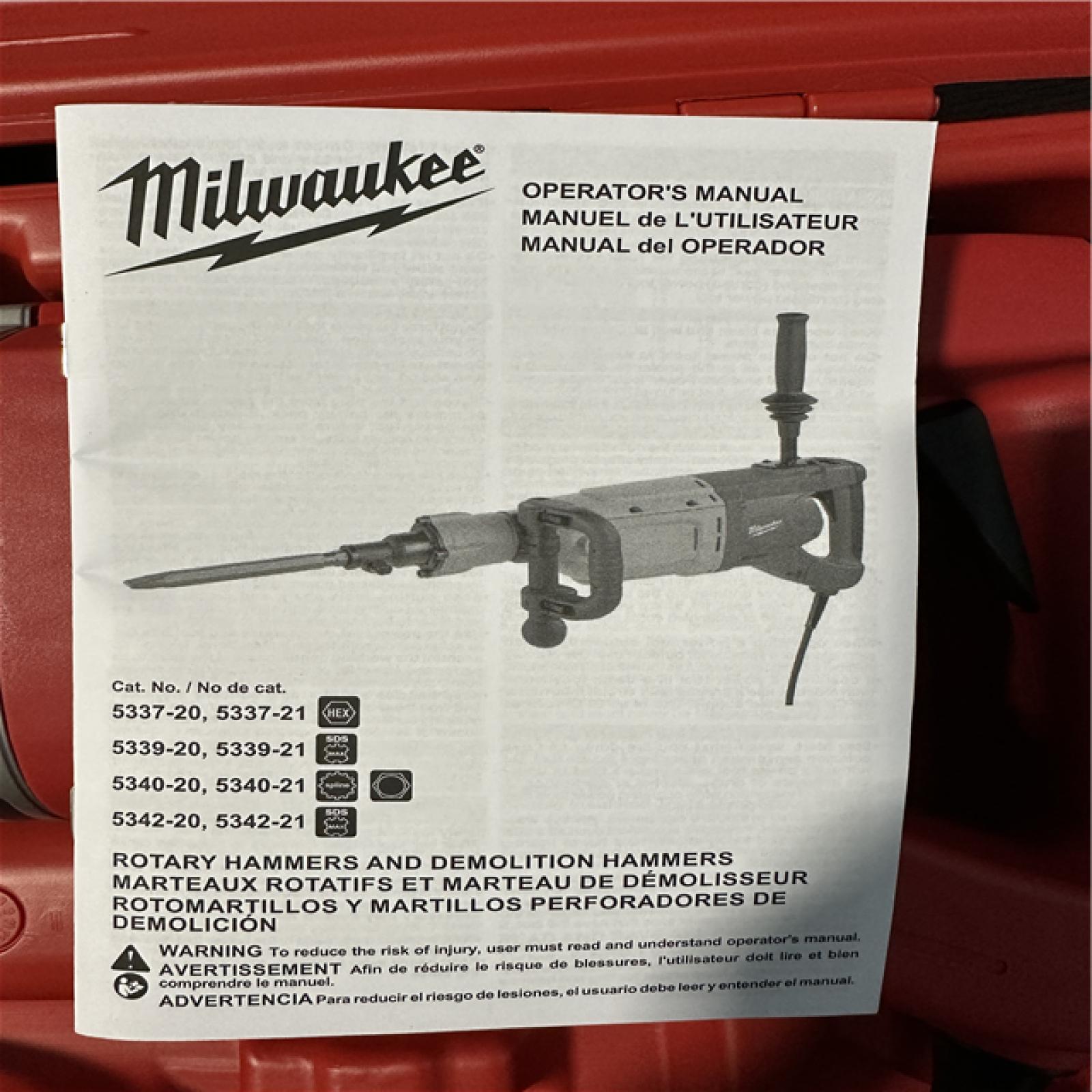 California AS-IS Milwaukee SDS-Max Rotary Hammer W/Hard Case