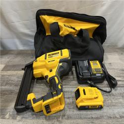 AS-IS DEWALT 20V MAX XR Lithium-Ion Cordless 18-Gauge Narrow Crown Stapler Kit