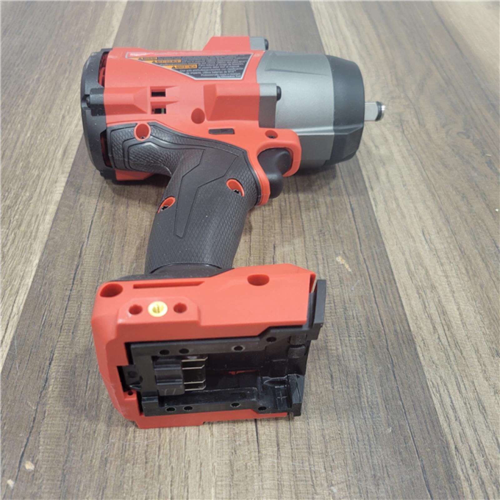 AS-IS  Milwaukee M18 FUEL 18V Lithium-Ion Brushless Cordless 1/2 in. Impact Wrench with Friction Ring (Tool-Only)