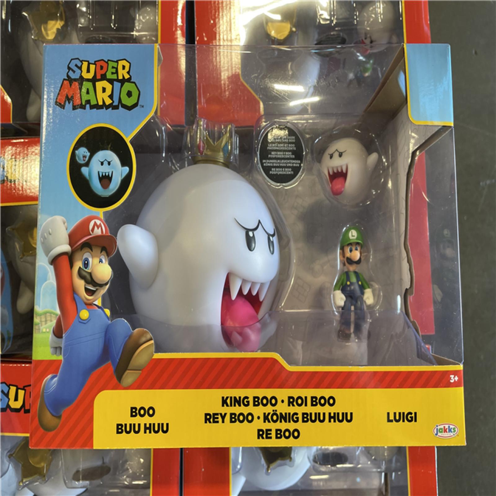 DALLAS LOCATION - NEW! BULLSEYE SUPER MARIO [Glow-in-the-Dark] PALLET - (36 UNITS)