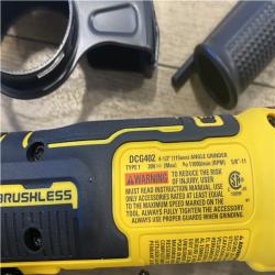 AS-IS DEWALT ATOMIC 20V MAX Cordless 4-1/2 in. Angle Grinder with Paddle Switch (Tool Only)