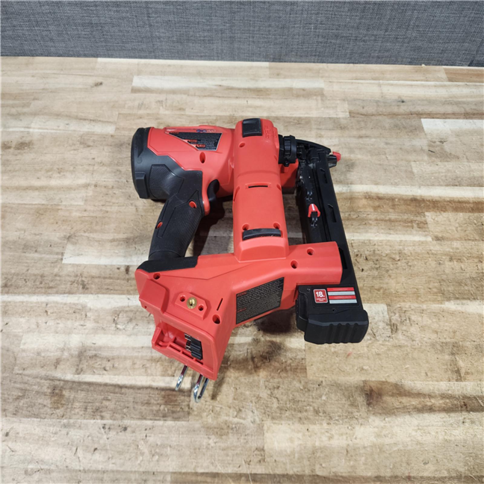 HOUSTON LOCATION - AS - IS Milwaukee FUEL 18-Volt Lithium-Ion Brushless Cordless 18-Gauge 1/4 in. Narrow Crown Stapler (Tool-Only)