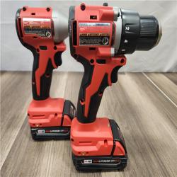AS-IS- Milwaukee M18 Compact Brushless 2-Tool Combo Kit