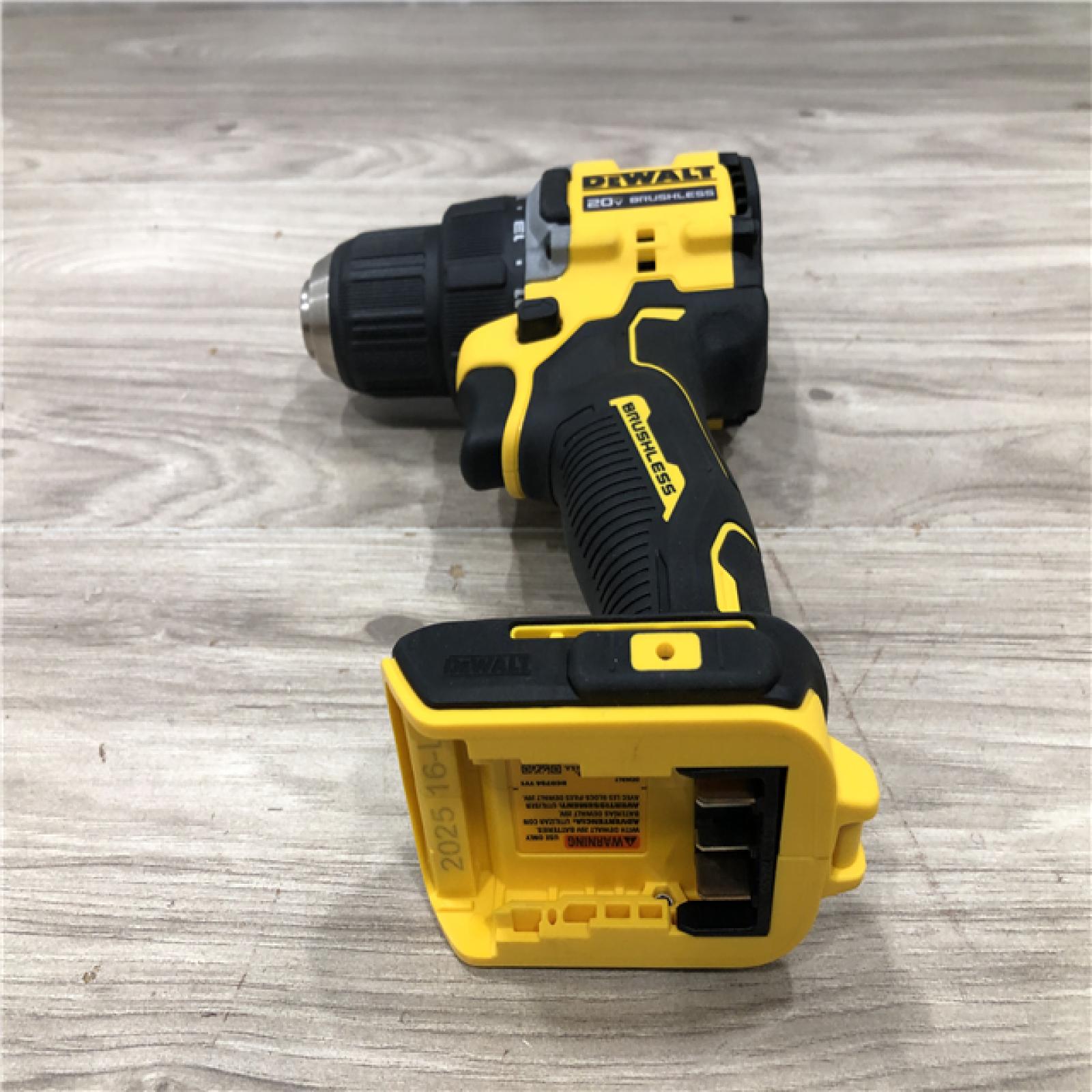 AS-IS DEWALT ATOMIC 20-Volt MAX Cordless 1/2 in. Drill Driver (Tool-Only)