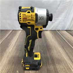 AS-IS DEWALT 20V MAX XR Cordless Brushless 1/4 in. 3-Speed Impact Driver (Tool-Only)