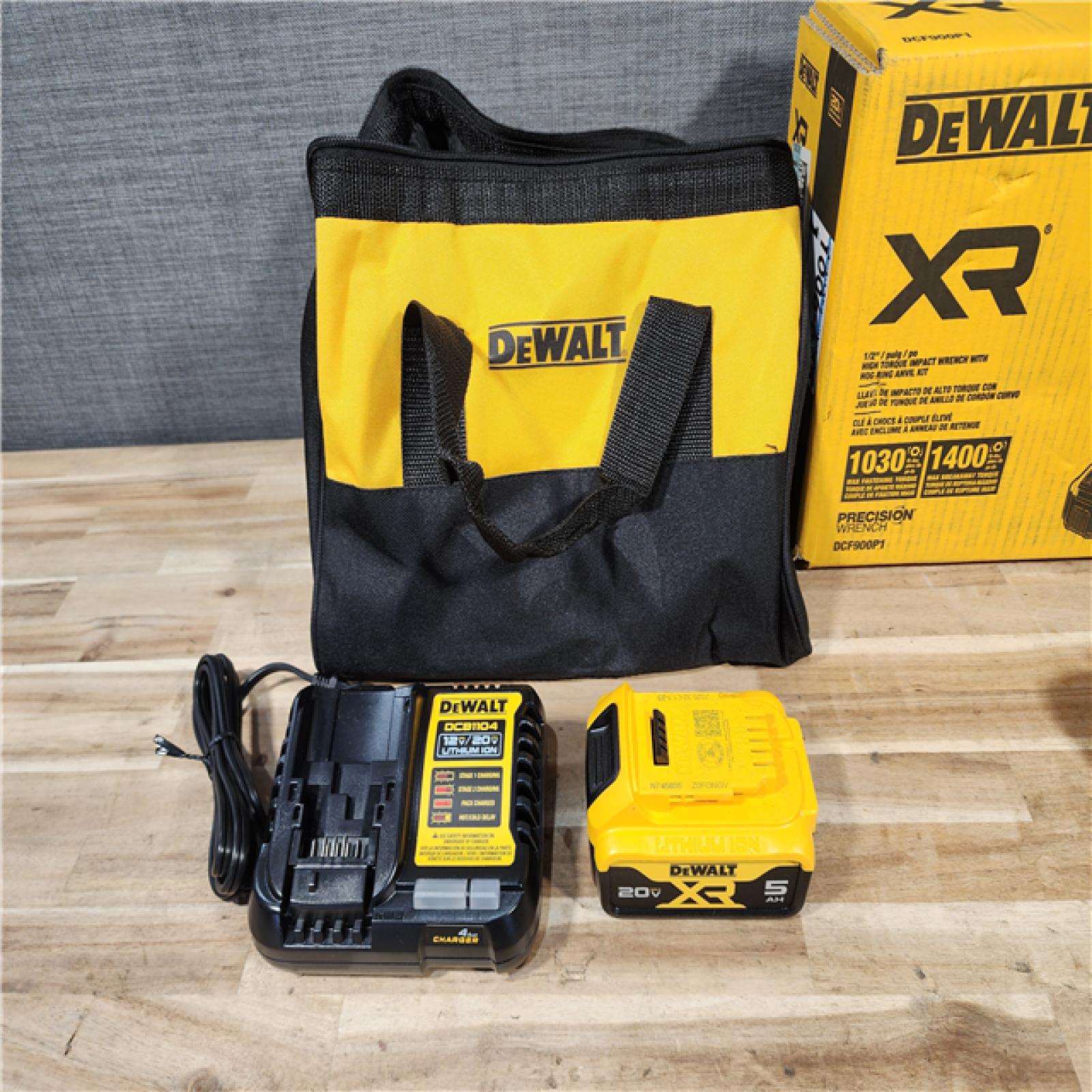 HOUSTON LOCATION - AS-IS DEWALT 20V MAX Lithium-Ion Cordless 1/2 in. Impact Wrench Kit
