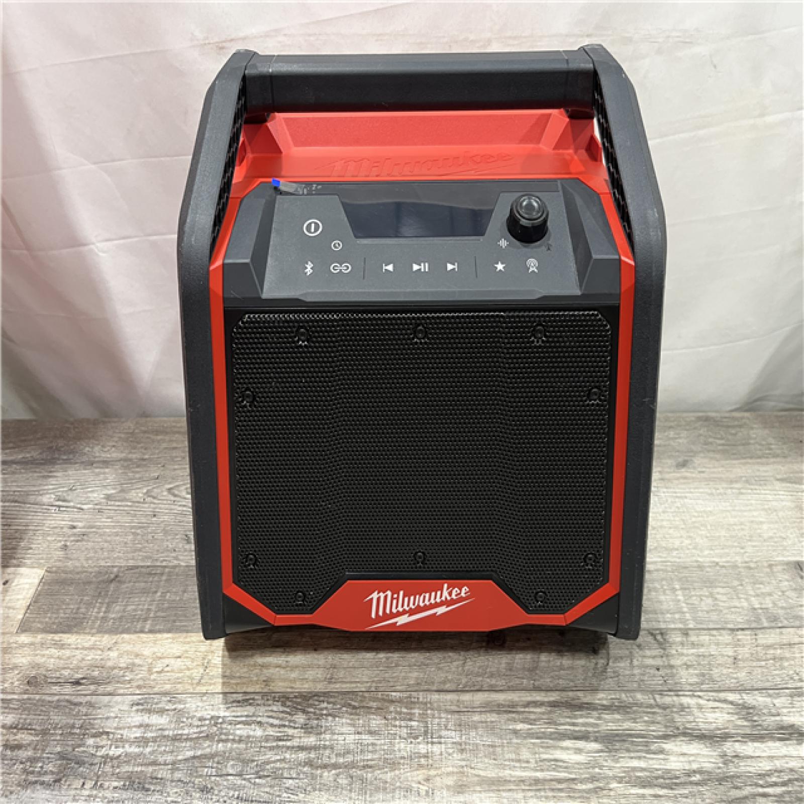 AS-IS Milwaukee Lithium-Ion Cordless PACKOUT Jobsite Radio/Speaker with Built-In Charger