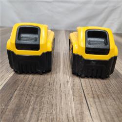 AS-IS - DEWALT 20V MAX XR Premium Lithium-Ion 5.0Ah Battery Pack (2 Pack)