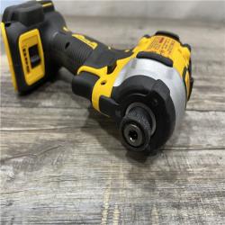 AS-IS DEWALT ATOMIC 20V MAX Lithium-Ion Cordless 1/4 in. Brushless Impact Driver Kit