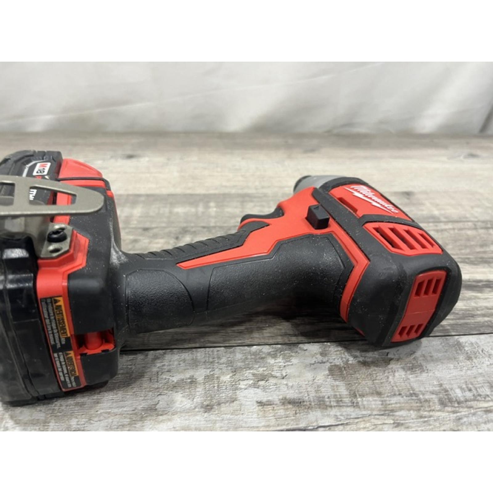 AS-IS Milwaukee 18V Lithium-Ion Cordless Drill Driver/Impact Driver Combo Kit
