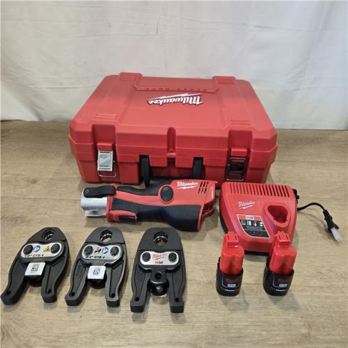 AS-IS Milwaukee 12-Volt Lithium-Ion Force Logic Cordless Press Tool Kit