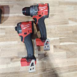 HOUSTON LOCATION - AS-IS Milwaukee  FUEL 18V Lithium-Ion Brushless Cordless Hammer Drill and Impact Driver Combo Kit