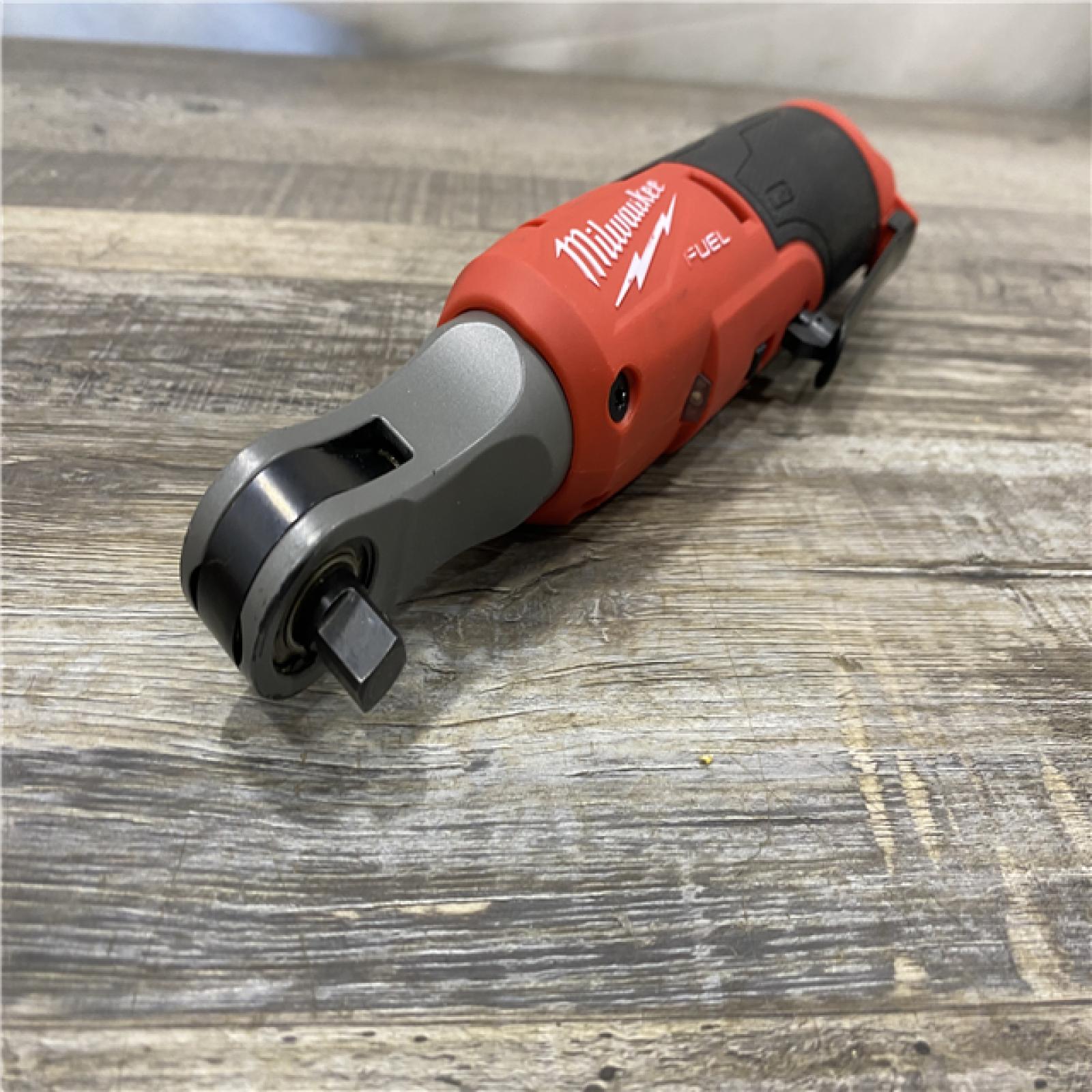 AS-IS Milwaukee FUEL 12-Volt Lithium-Ion Brushless Cordless High Speed 3/8 in. Ratchet (Tool-Only)