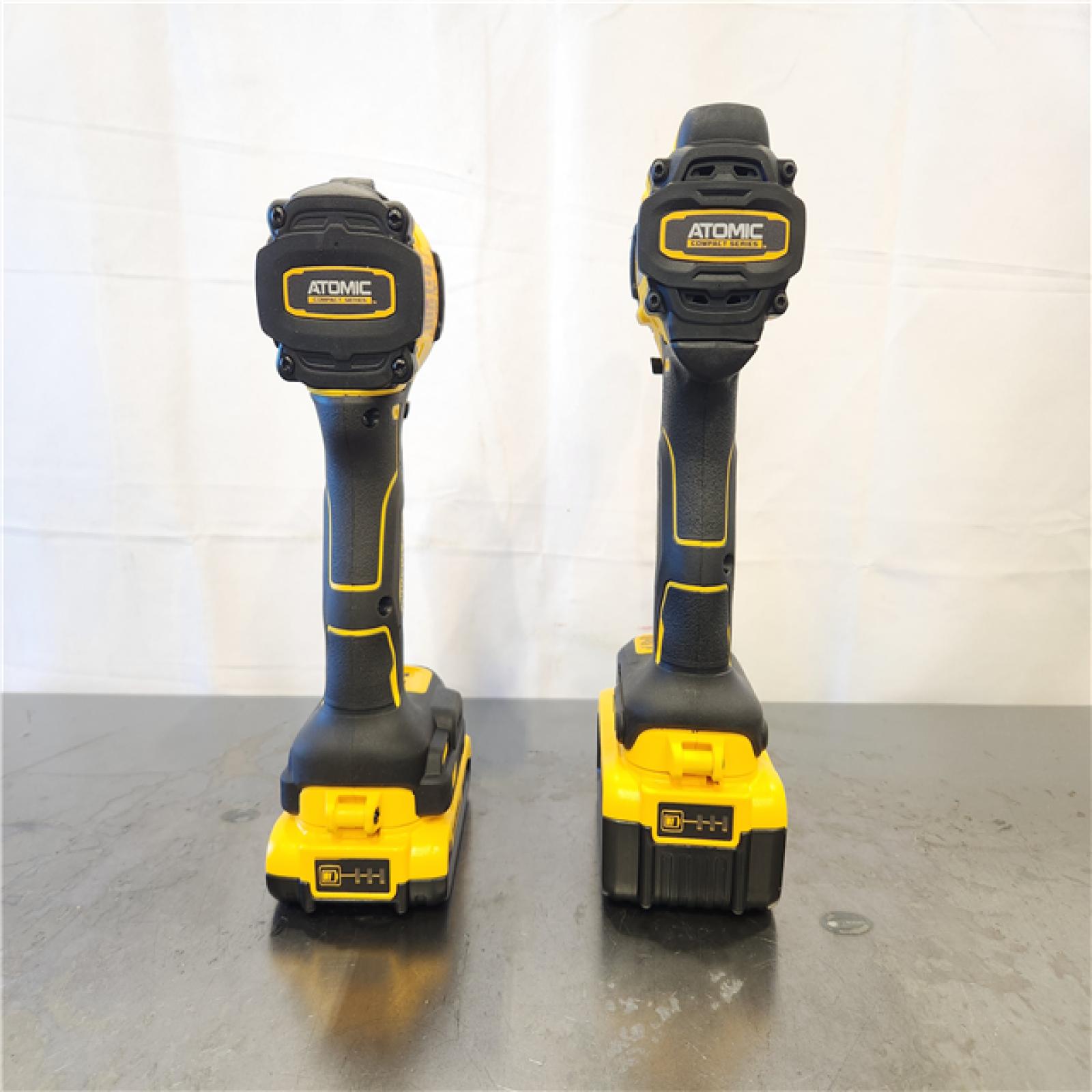 AS-IS- DeWalt 2-Tool Combo Kit W/ (2) BATTERY & CHARGER