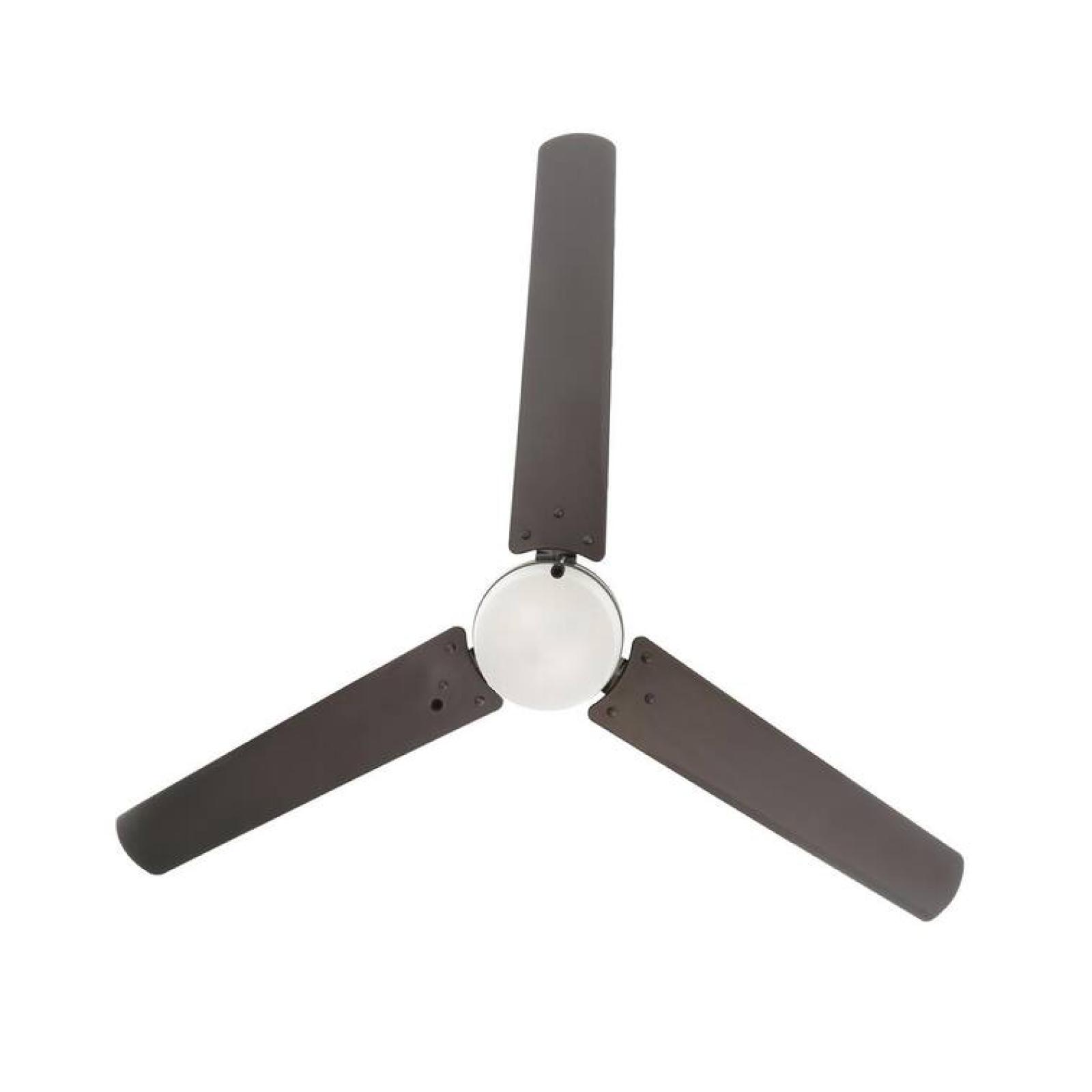 DALLAS LOCATION-  Home Decorators Collection Carrington 60 in. Indoor/Outdoor Ceiling Fan with LED Dome Light Kit  Natural Iron with Black Blades PALLET - (30 UNITS)