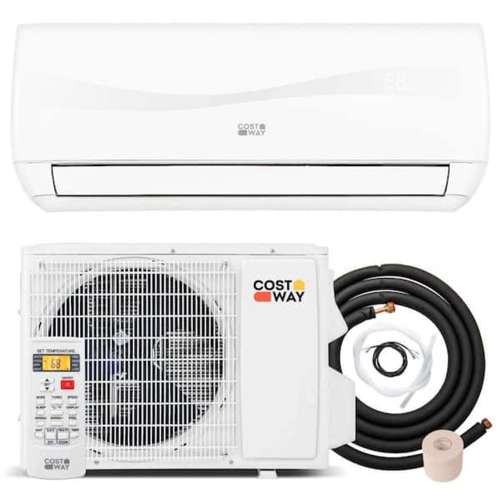 Phoenix LIKE NEW Costway 9000-BTU 19 SEER Ductless Mini Split Heat Pump with 13 ft. Lines Air Conditioner Cools 450 sq. ft. 115-Volt AC Unit