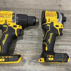 AS-IS DEWALT ATOMIC 20V MAX Lithium-Ion Cordless 2-Tool Combo Kit