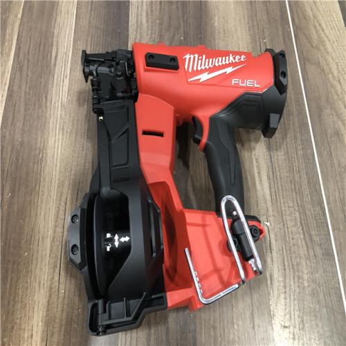 AS-IS Milwaukee FUEL 18-Volt Lithium-Ion Brushless Cordless Coil Roofing Nailer (Tool Only)