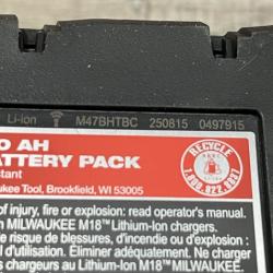 AS-IS Milwaukee 18-Volt Lithium-Ion XC Starter Kit with One 5.0Ah Battery and Charger