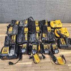 HOUSTON LOCATION - AS-IS DEWALT BATTERY CHARGER PACK QTY - 20
