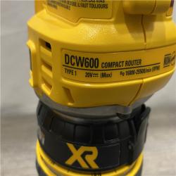 AS-IS DEWALT 20V MAX XR Cordless Brushless Fixed Base Compact Router (Tool Only)