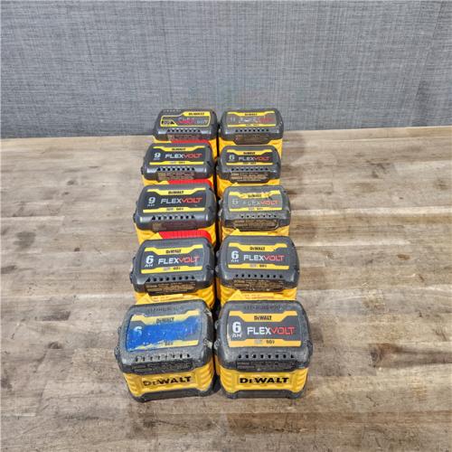 HOUSTON LOCATION - AS-IS DEWALT BATTERY PACK QTY - 10