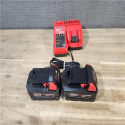 HOUSTON LOCATION - AS-IS MILWAUKEE 2 TOOL COMBO KIT W/ (2) BATTERY & CHARGER