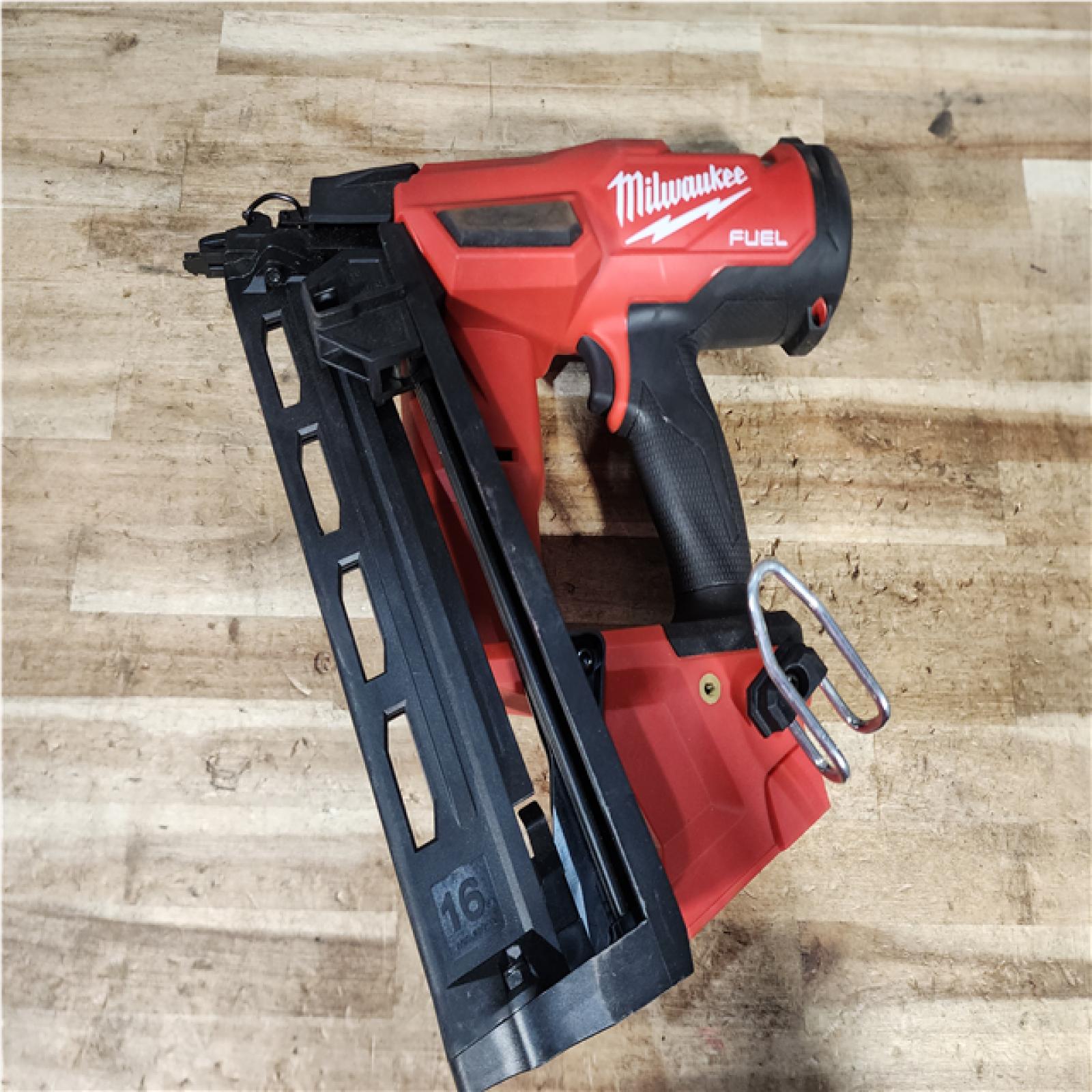 HOUSTON LOCATION - AS - IS Milwaukee FUEL 18-Volt Lithium-Ion Brushless Cordless Gen II 16-Gauge Angled Finish Nailer (Tool-Only)