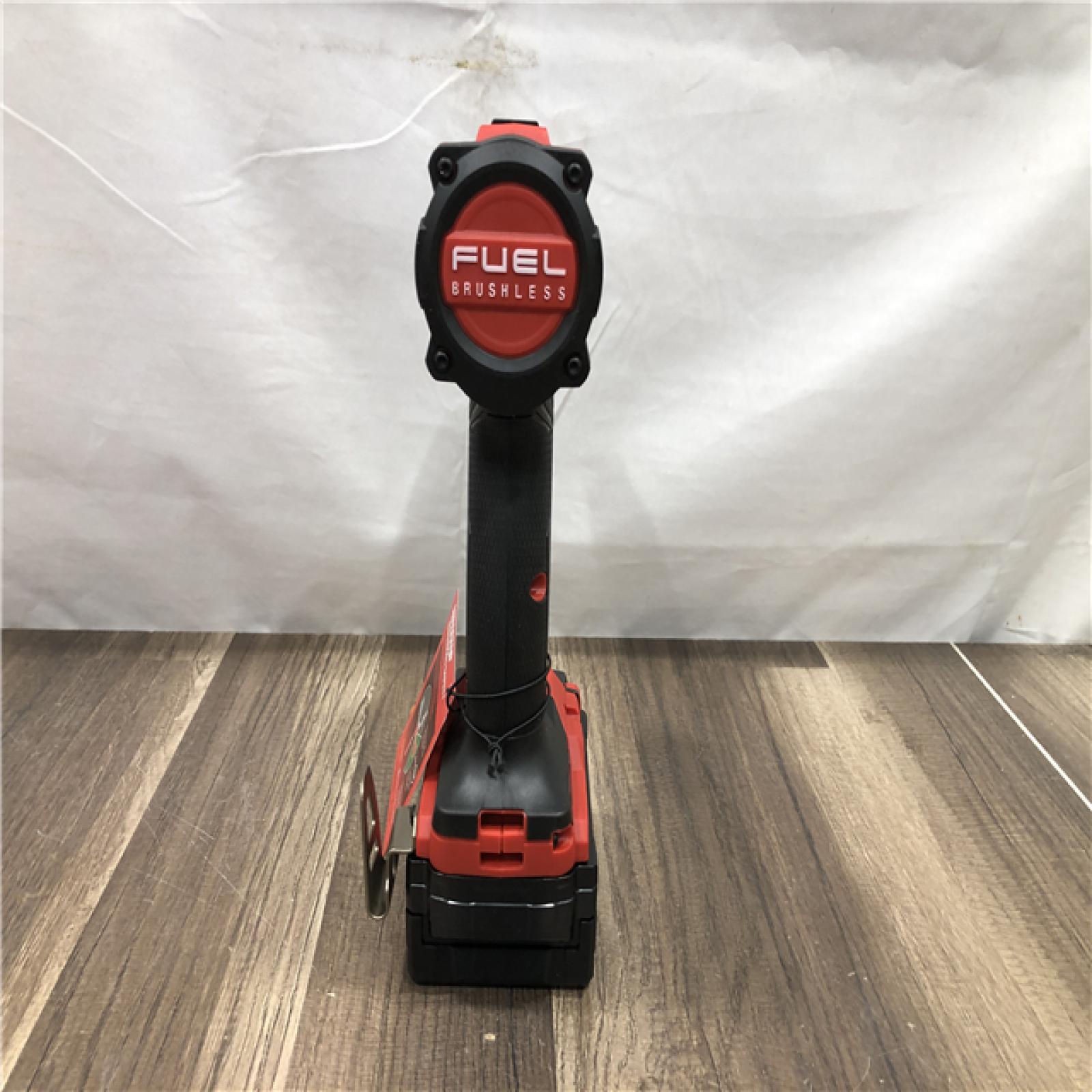 AS-IS Milwaukee  FUEL 18V Lithium-Ion Brushless Cordless 1/2 in. Hammer Drill Driver Kit