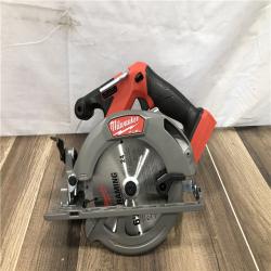 AS-IS Milwaukee FUEL 18V Lithium-Ion Brushless Cordless 6-1/2 in. Circular Saw (Tool-Only)