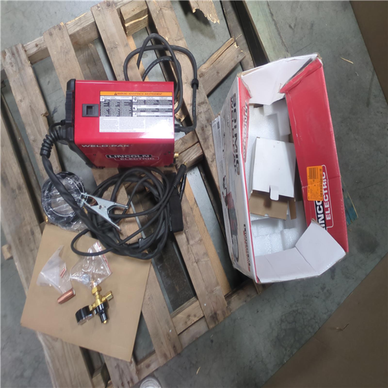 CALIFORNIA AS-IS lINCOLN ELECTRIC WELD-PAK