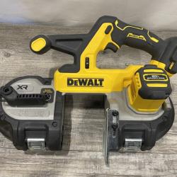 AS-IS DEWALT 20-Volt MAX 3-3/8 in. Cordless Brushless Bandsaw (Tool-Only)