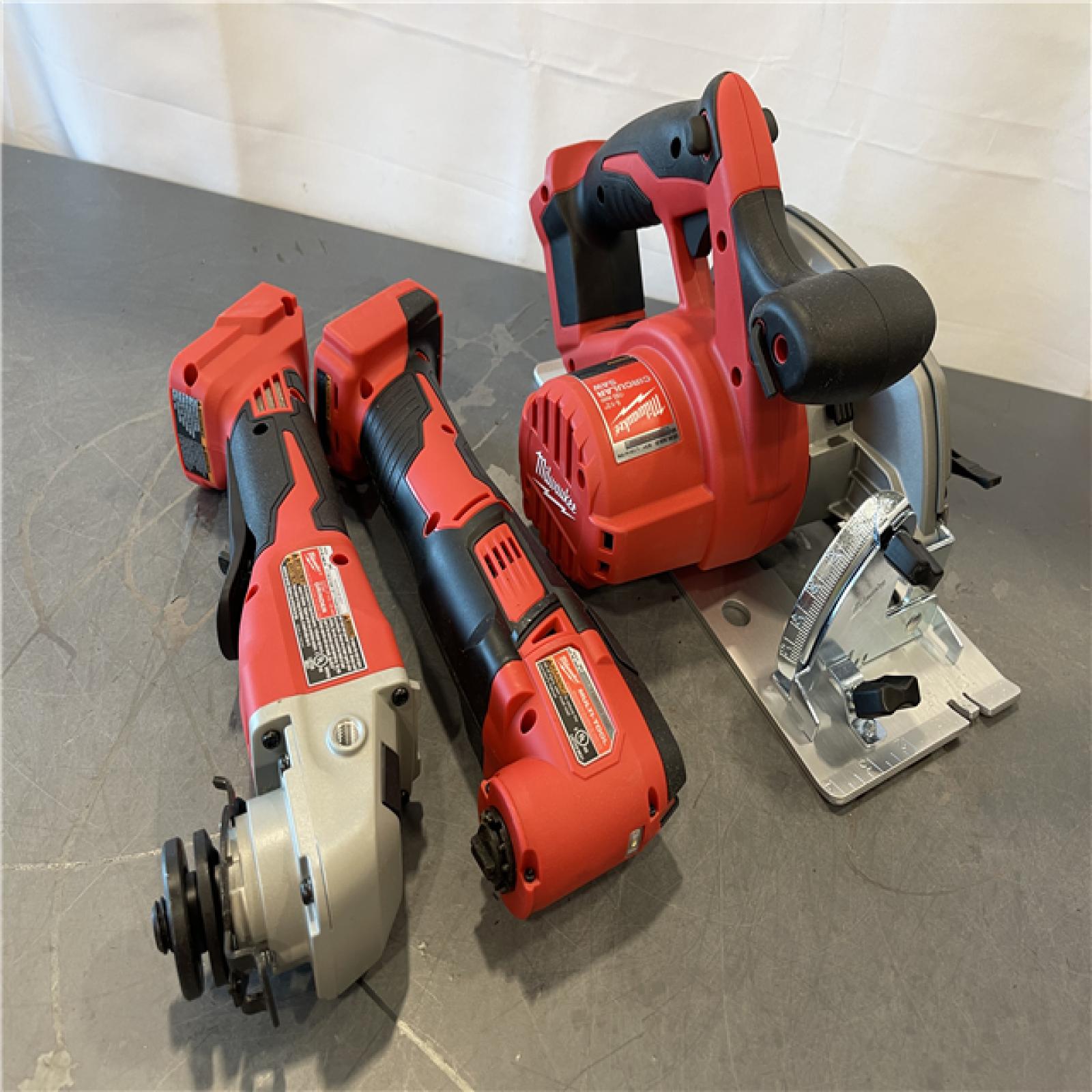 AS-IS - Milwaukee M18 18-Volt Lithium-Ion Cordless Combo Kit 7-Tool Kit