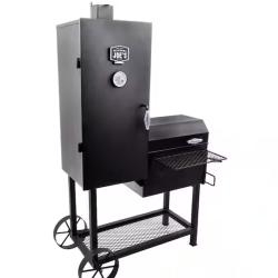 DALLAS LOCATION -  OKLAHOMA JOE'S Bandera Vertical Offset Charcoal Smoker and Grill with 992 sq. in. Cooking Area in Black