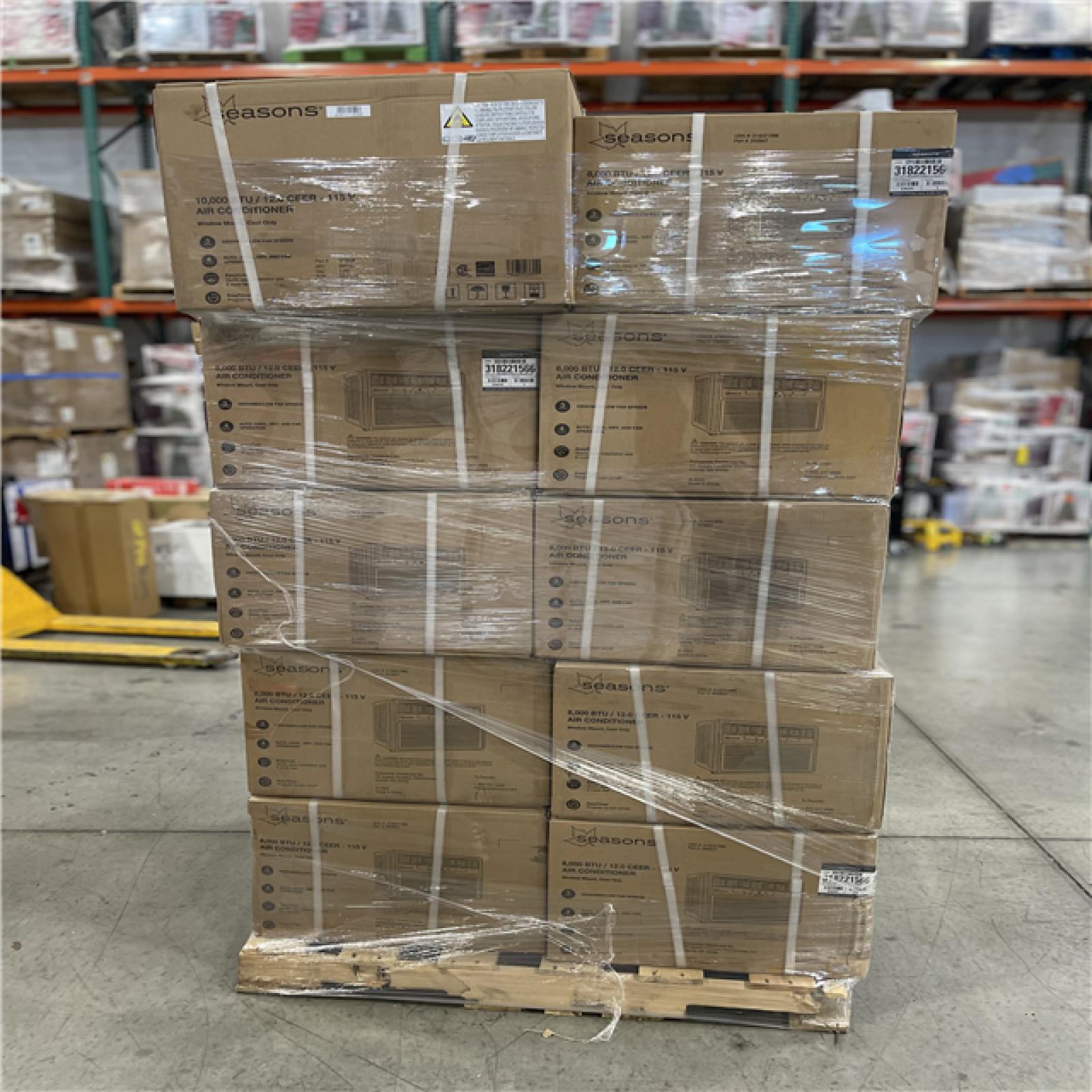 DALLAS LOCATION - SEASON AIR CONDITIONER PALLET- (20 UNITS)