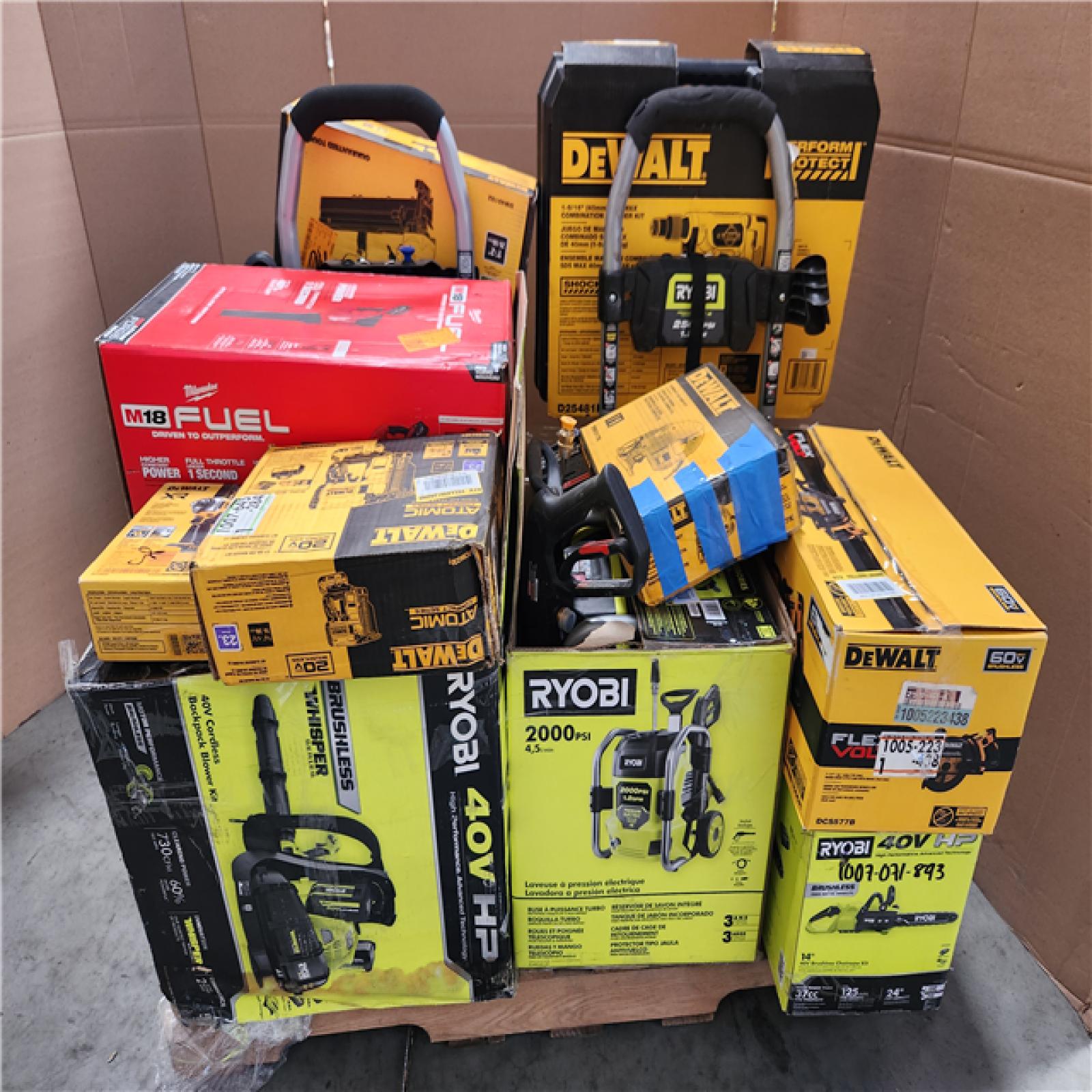 CALIFORNIA AS-IS TOOL PALLET