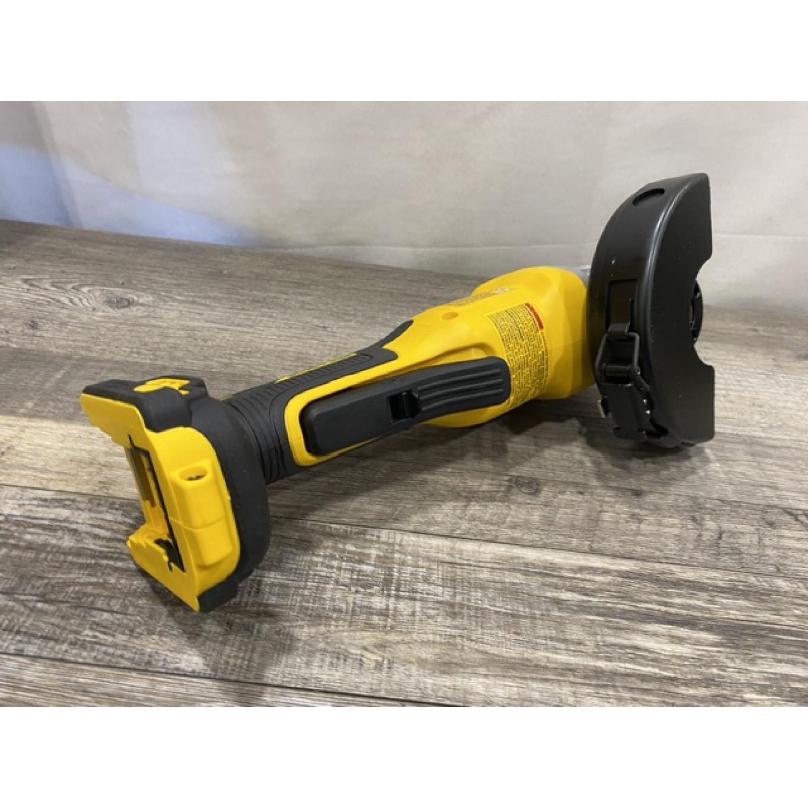 AS-IS DEWALT 20V MAX Cordless Brushless 4-1/2 in. Angle Grinder with Paddle Switch (Tool Only)