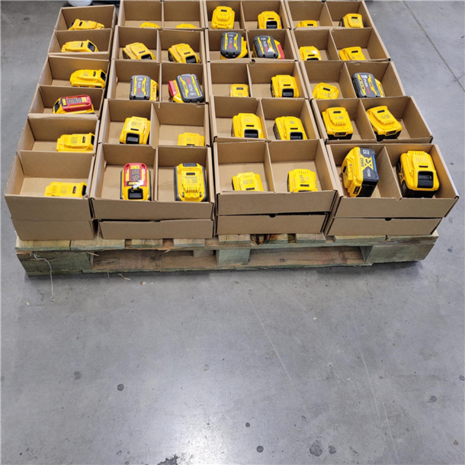 DALLAS LOCATION - AS-IS DEWALT BATTERY PALLET