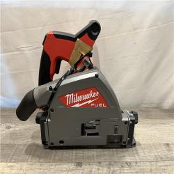AS-IS Milwaukee FUEL 18V Lithium-Ion Cordless Brushless 6-1/2 in. Plunge Cut Track Saw (Tool-Only)