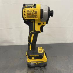 AS-IS - DEWALT 20V MAX Brushless Cordless 1/4 in. Impact Driver Kit