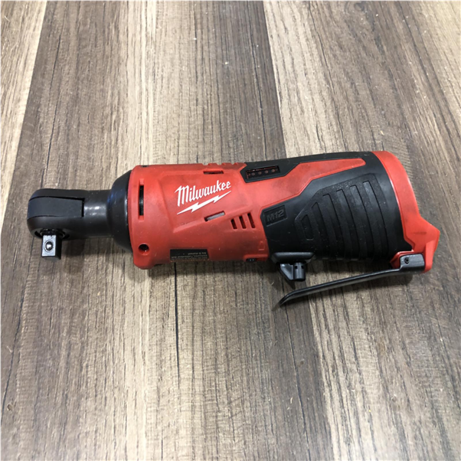 AS-IS Milwaukee 12V Lithium-Ion Cordless 3/8 in. Ratchet (Tool-Only)