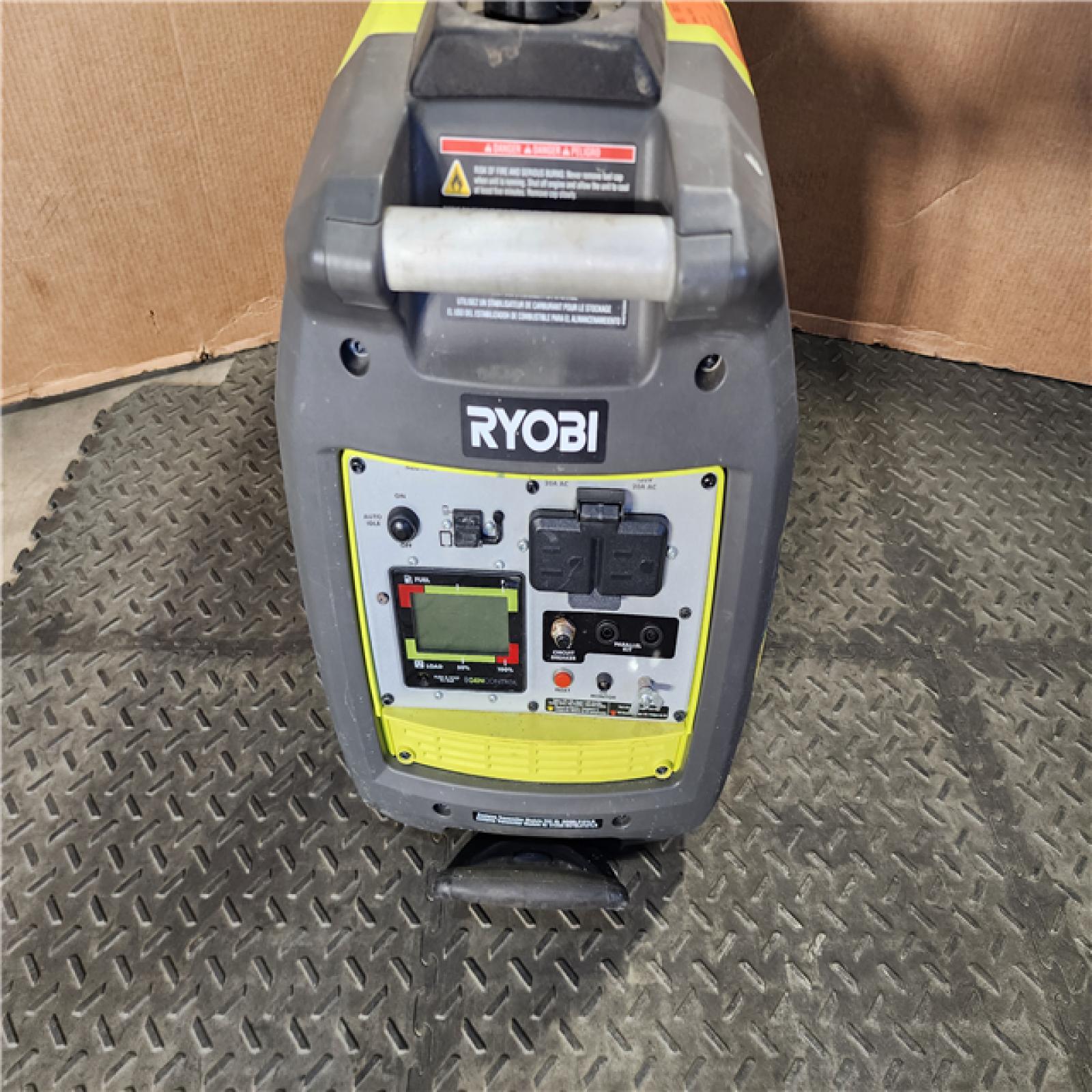 HOUSTON LOCATION - AS-IS RYOBI 2,300-Watt Recoil Start Bluetooth Super Quiet Gasoline Powered Digital Inverter Generator with CO Shutdown Sensor