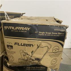 Dallas Location - As-Is Murray 21 in. 208cc Auger-Propelled Single-Stage Gas Snow Blower(Lot Of 4)