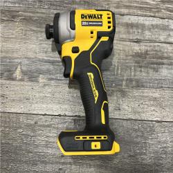 AS-IS DEWALT Atomic 20V Max Lithium-Ion Brushless Cordless Compact 1/4 in. Impact Driver Kit