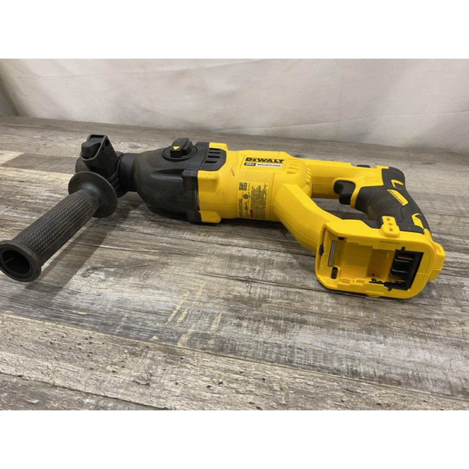 AS-IS DEWALT 20V MAX Cordless Brushless 1 in. SDS Plus D-Handle Concrete and Masonry Rotary Hammer (Tool Only)